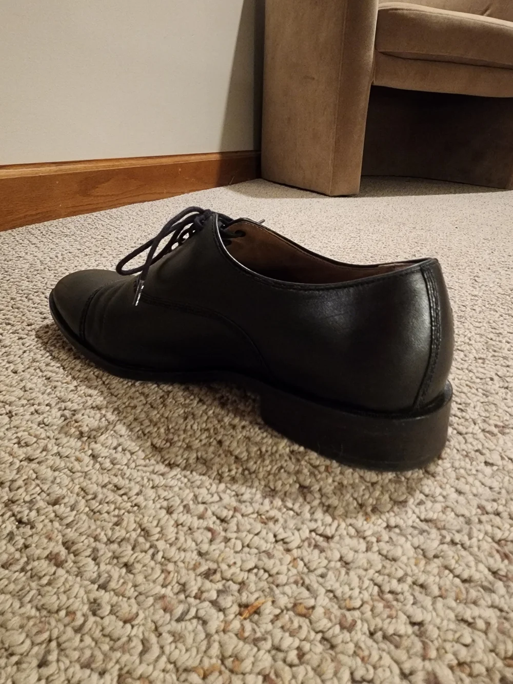 Johnston & Murphy Dress Shoes Flat Black